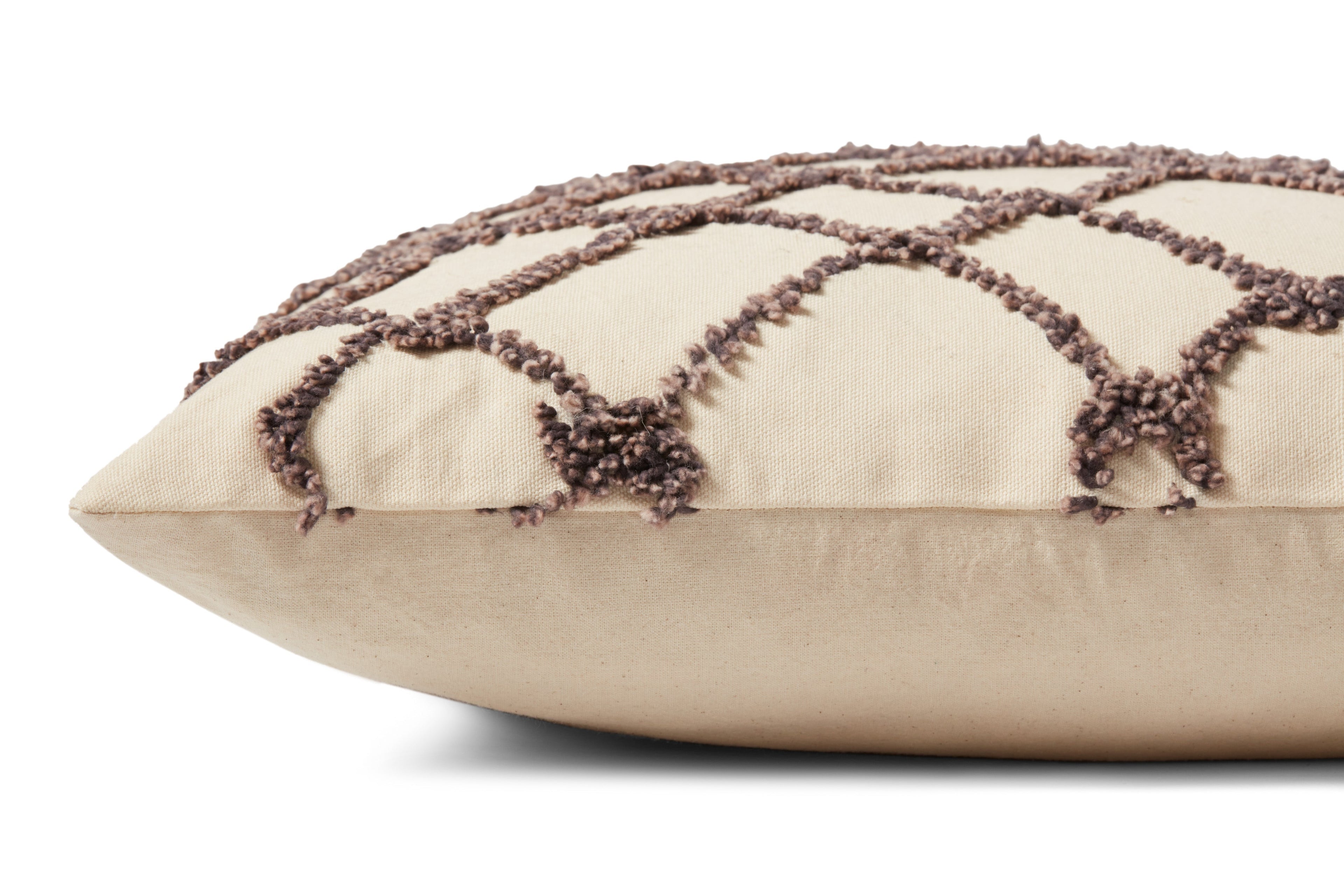 Loloi PLL0043 Ivory / Black 18 " x 18" Pillow
