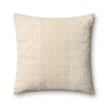 Loloi PLL0193 Geometric Grid Cotton Throw Pillow
