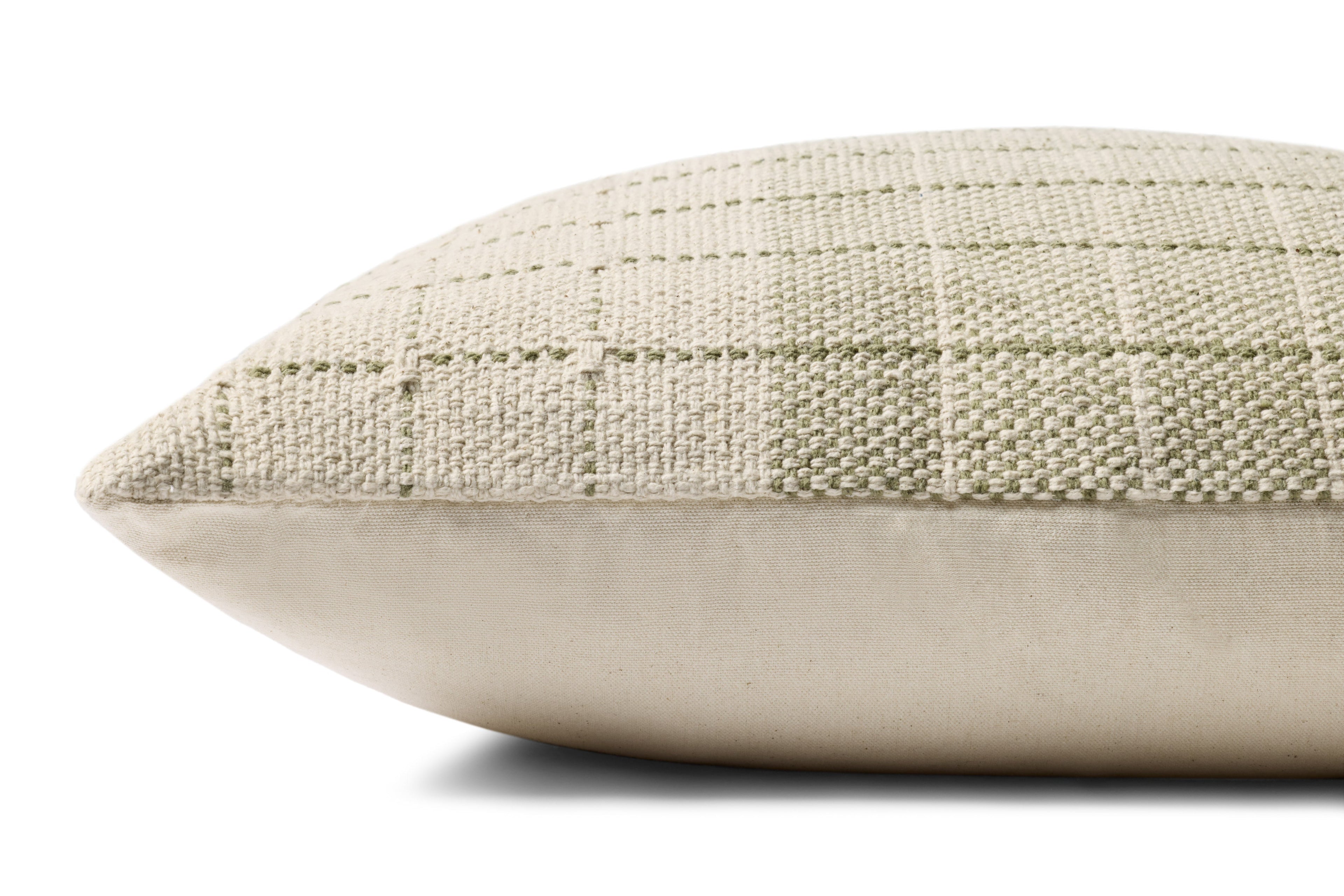 Loloi PLL0193 Geometric Grid Cotton Throw Pillow