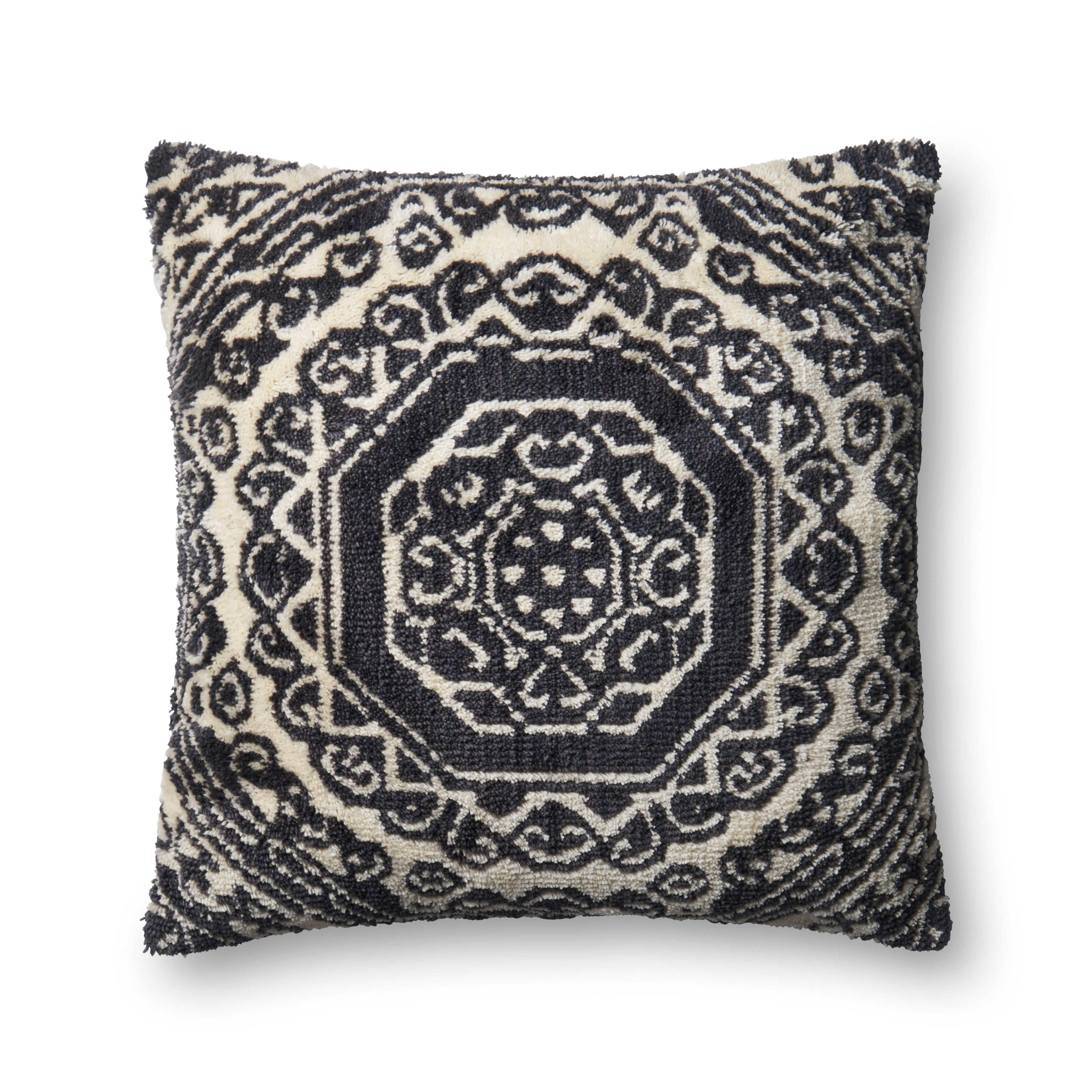 Loloi P0578 Black / White Pillow