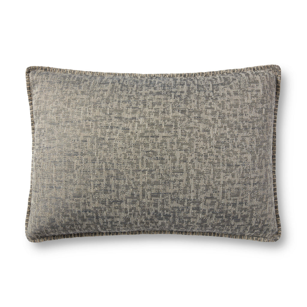 Loloi P0896 Grey 16" x 26" Pillow