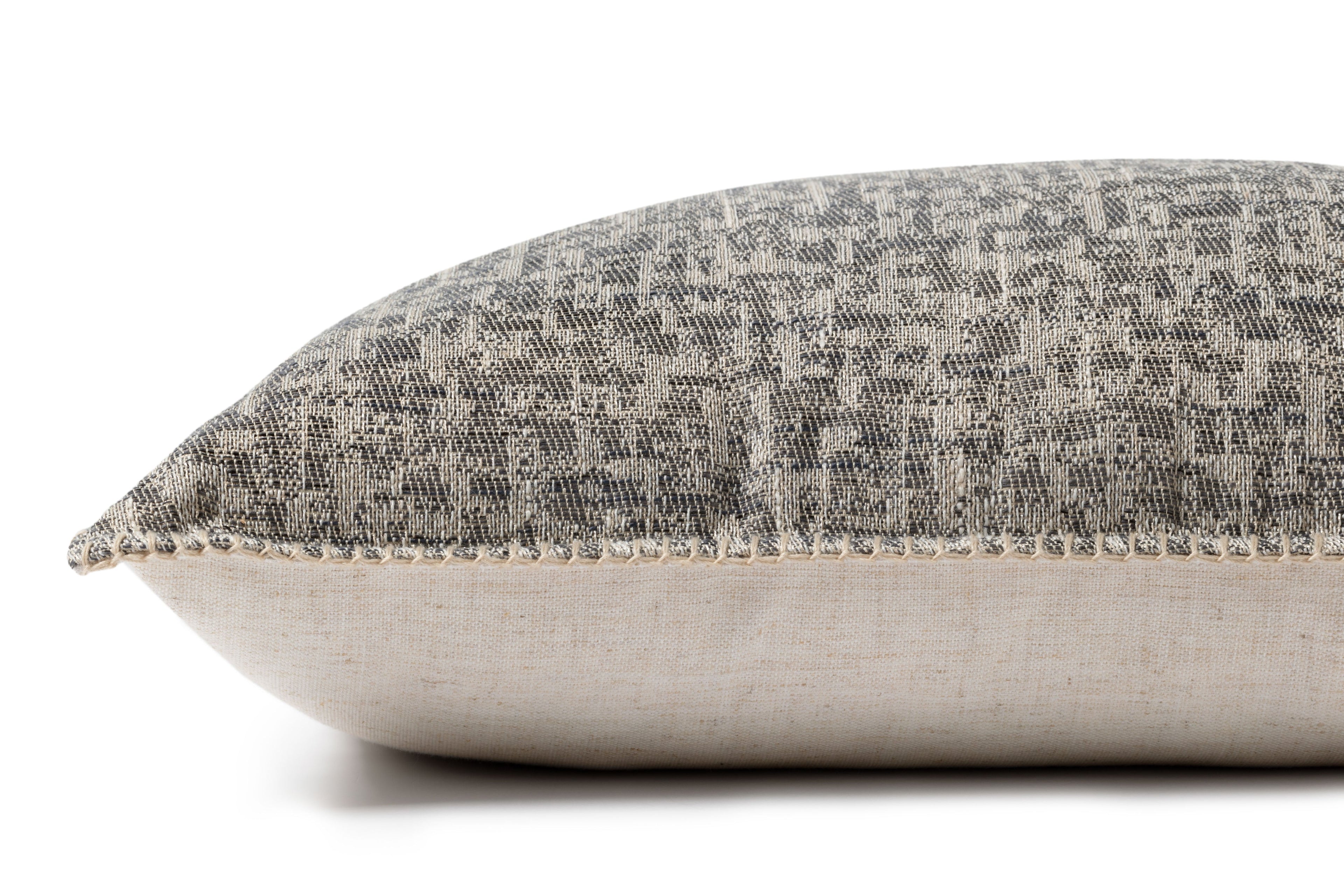 Loloi P0896 Grey 16" x 26" Pillow