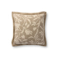 Loloi PLL0205 18" x 18" Natural Pillow