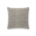 Loloi PLL0119 Textured Grid Cotton Blend Throw Pillow