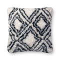 Loloi P0711 Charcoal / White 22" x 22" Pillow