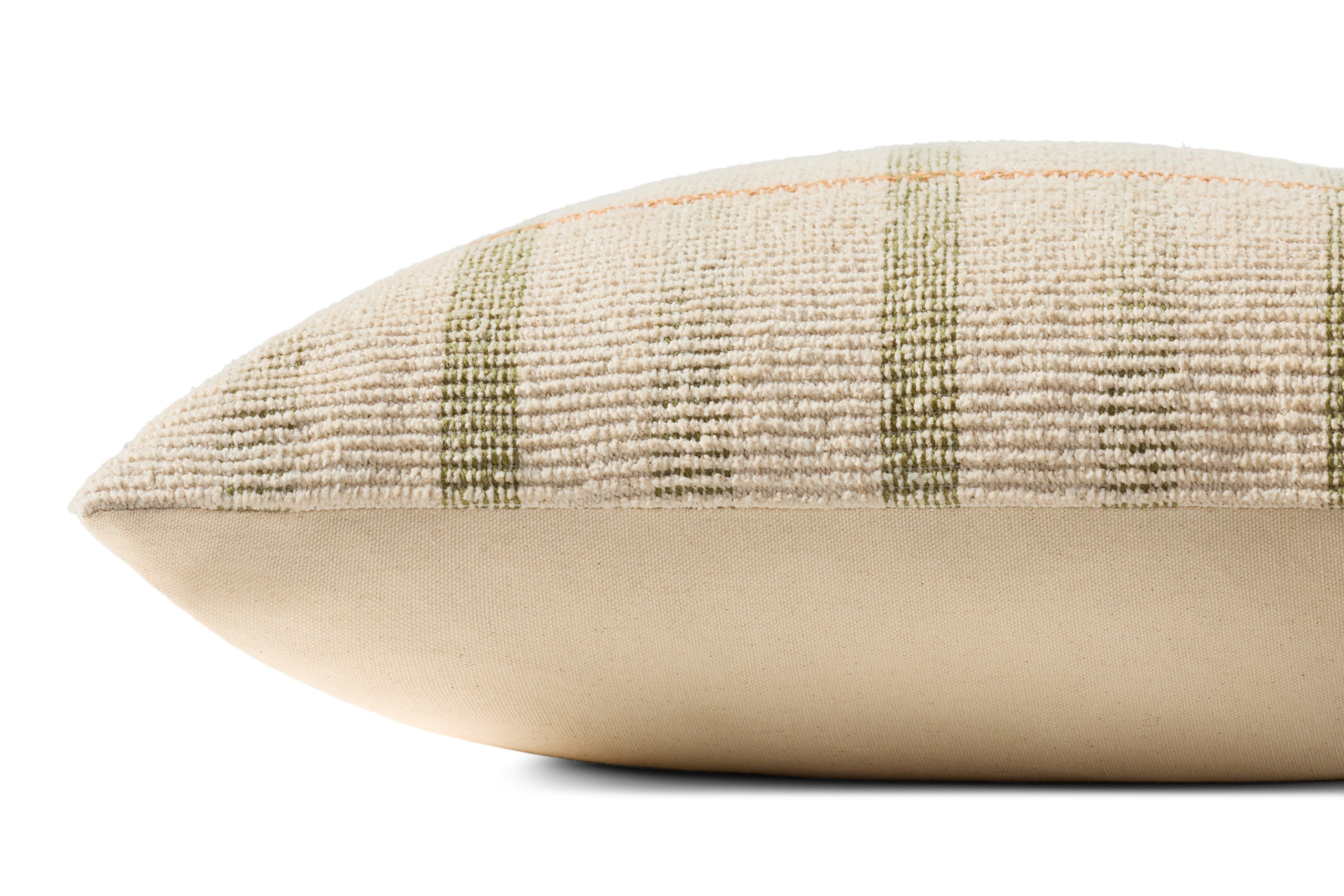 Loloi PLL0175 Textured Striped Cotton & Polyester Throw Pillow