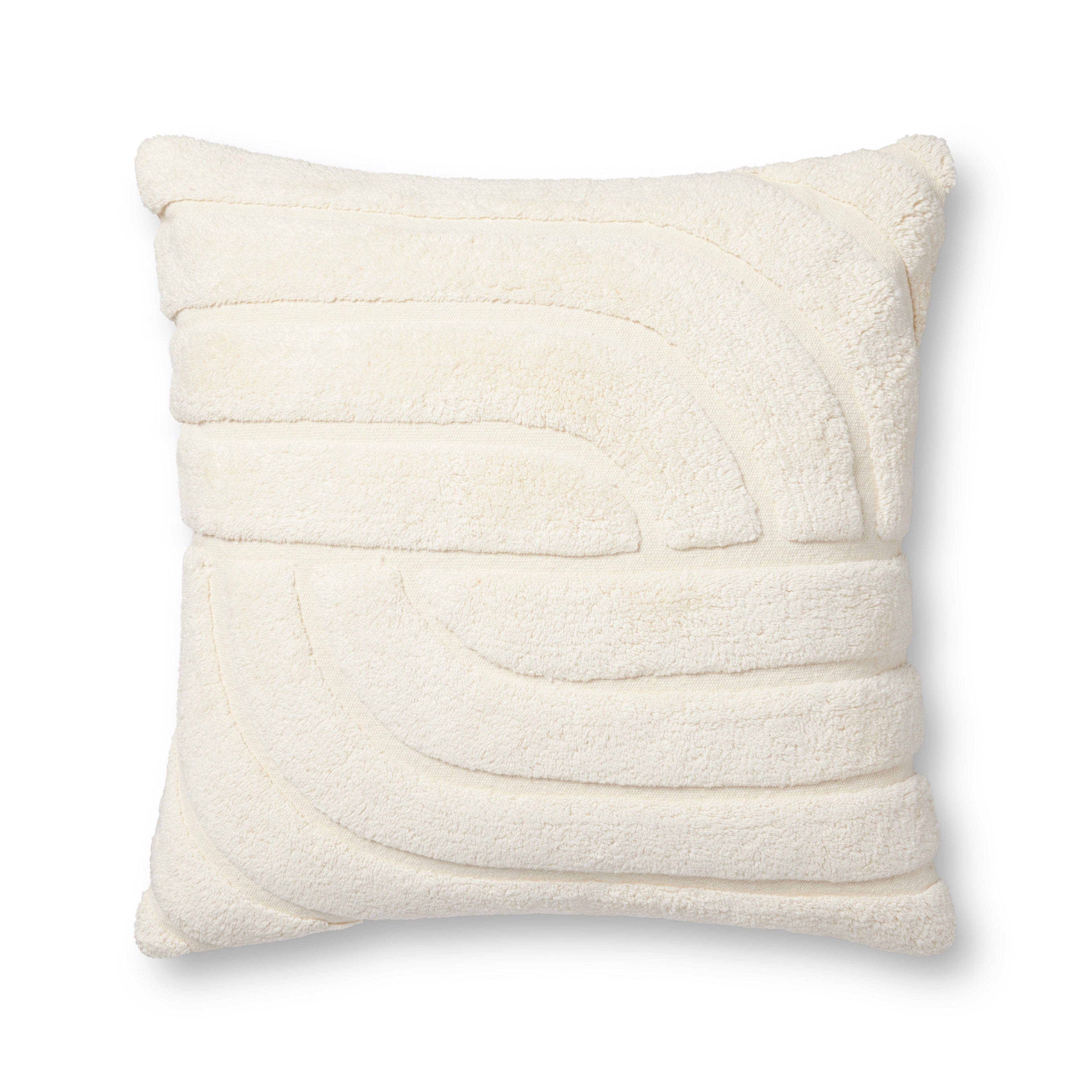 Loloi PLL0110 Ivory 22" x 22" Pillow