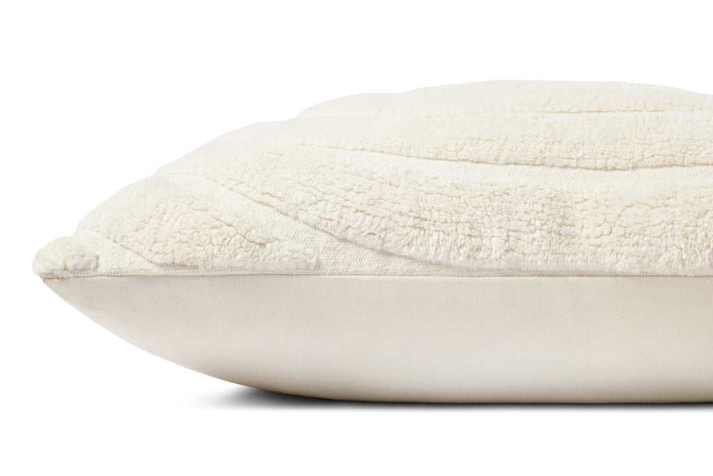 Loloi PLL0110 Ivory 22" x 22" Pillow