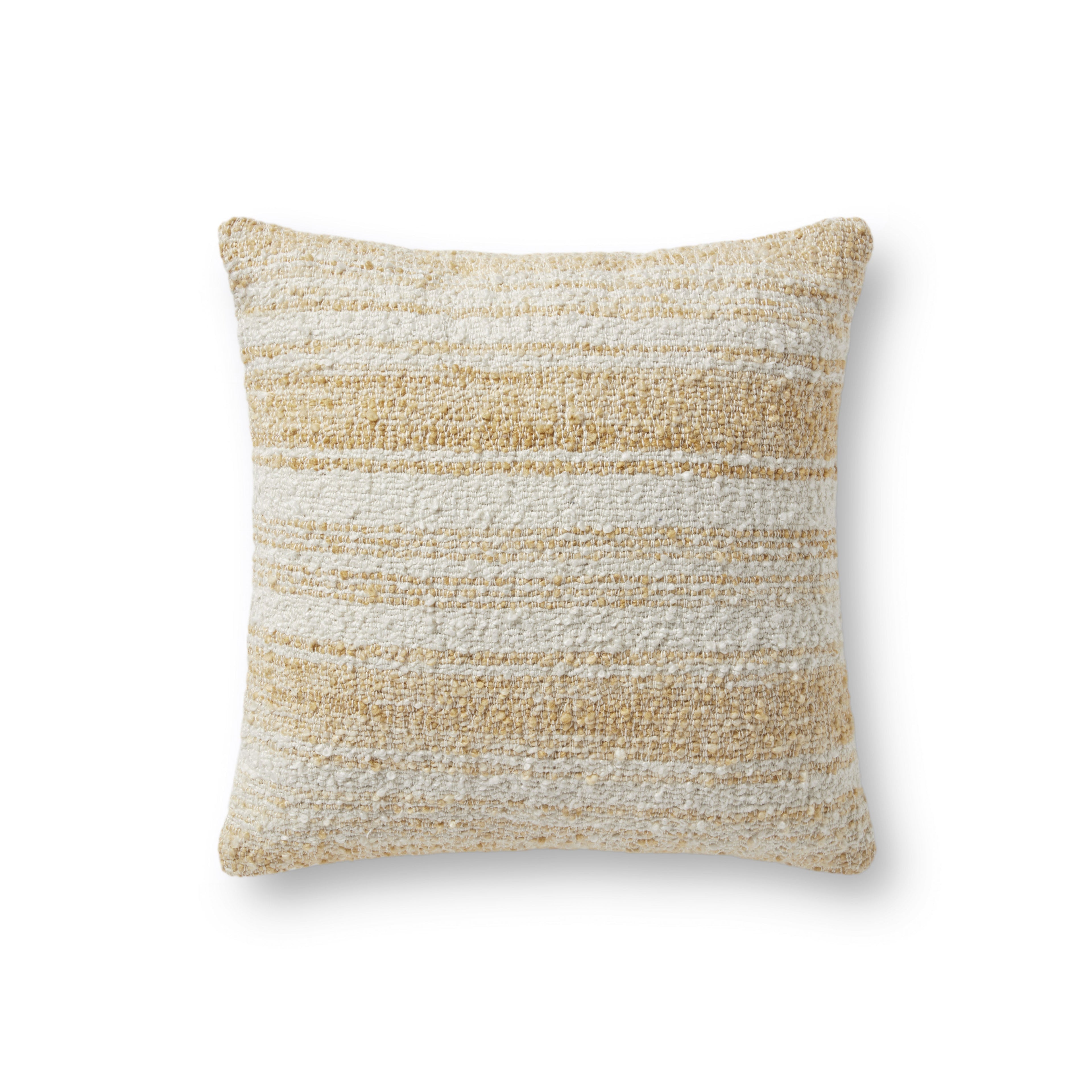 Chris Loves Julia x Loloi PCJ0001 Gold / Ivory Pillow