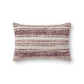 Chris Loves Julia x Loloi PCJ0002 Burgundy / Ivory Pillow