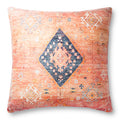 Loloi P0883 Coral / Multi Floor Pillow