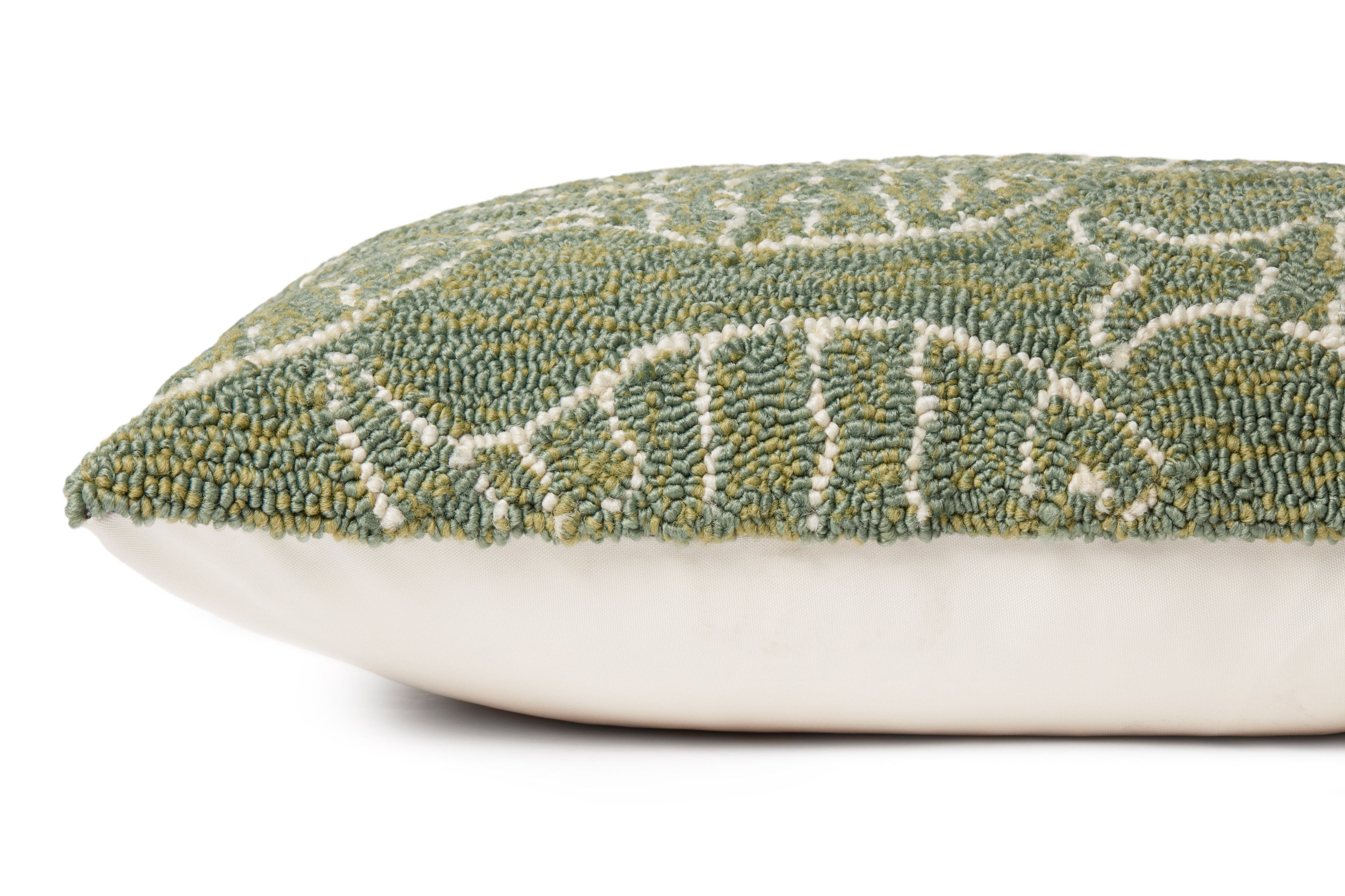Loloi P0908 Hooked Fish Lumbar Pillow