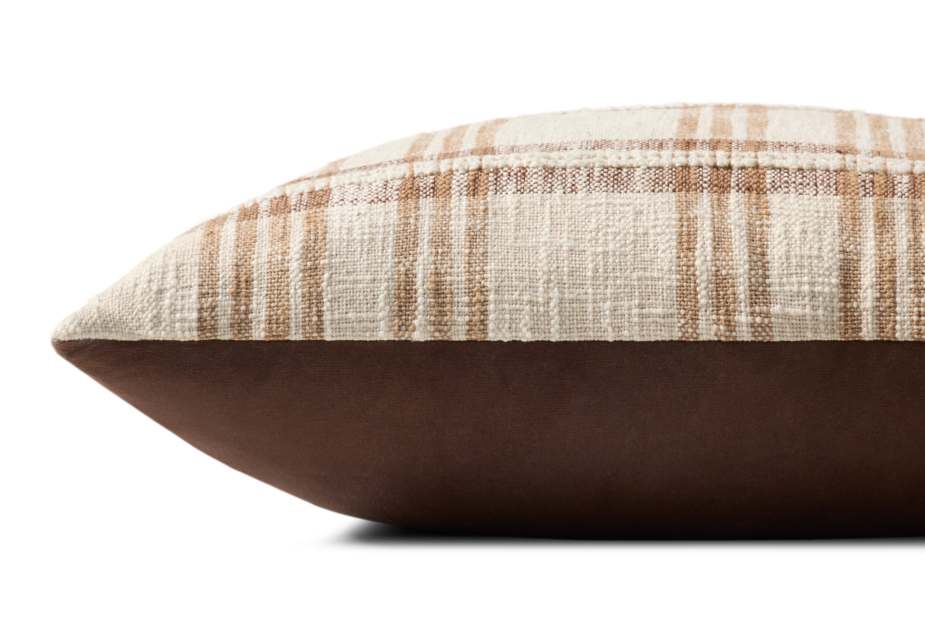 Loloi PLL0155 Tan / Multi 22" x 22" Pillow