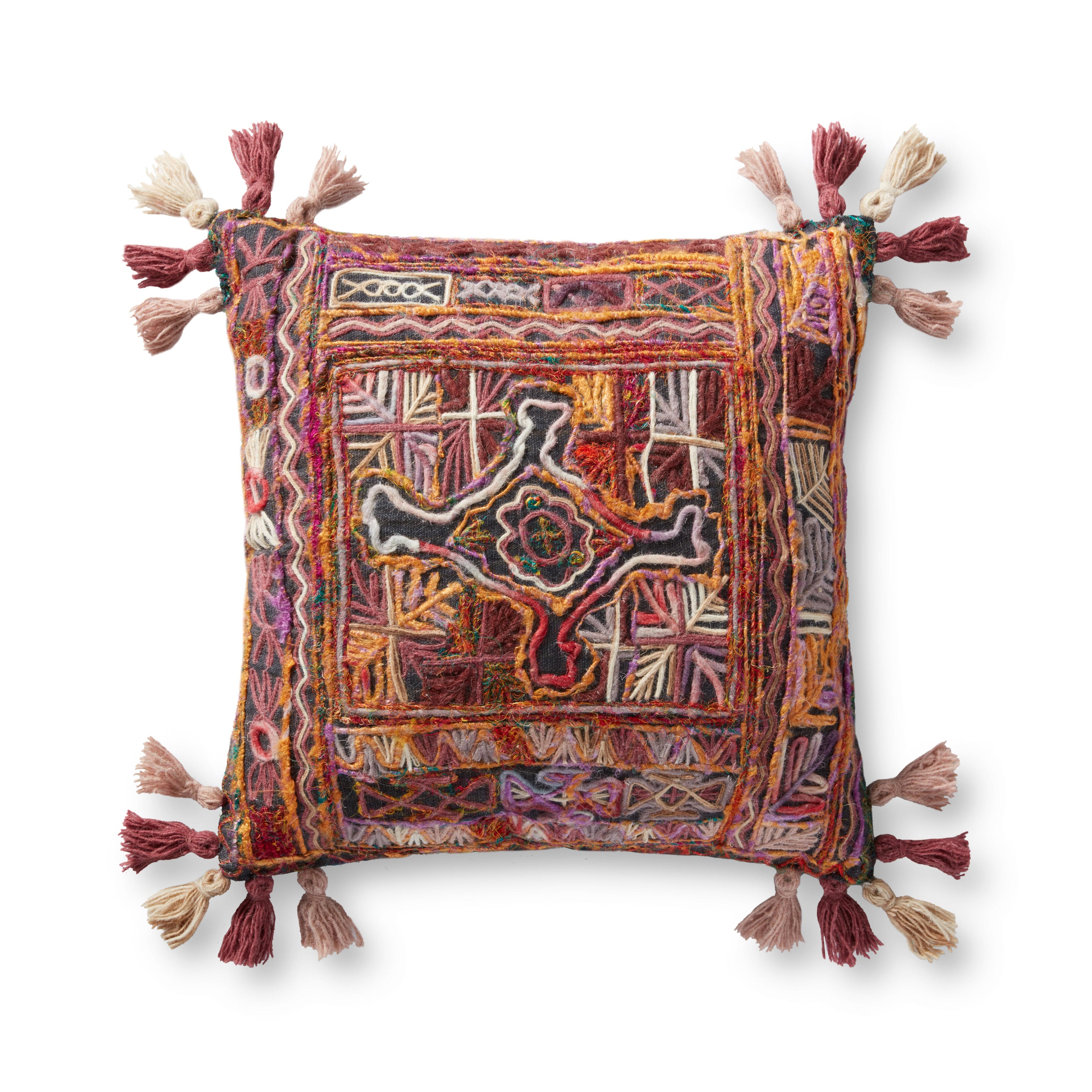 Loloi P0973 Multi 18 " x 18" Pillow