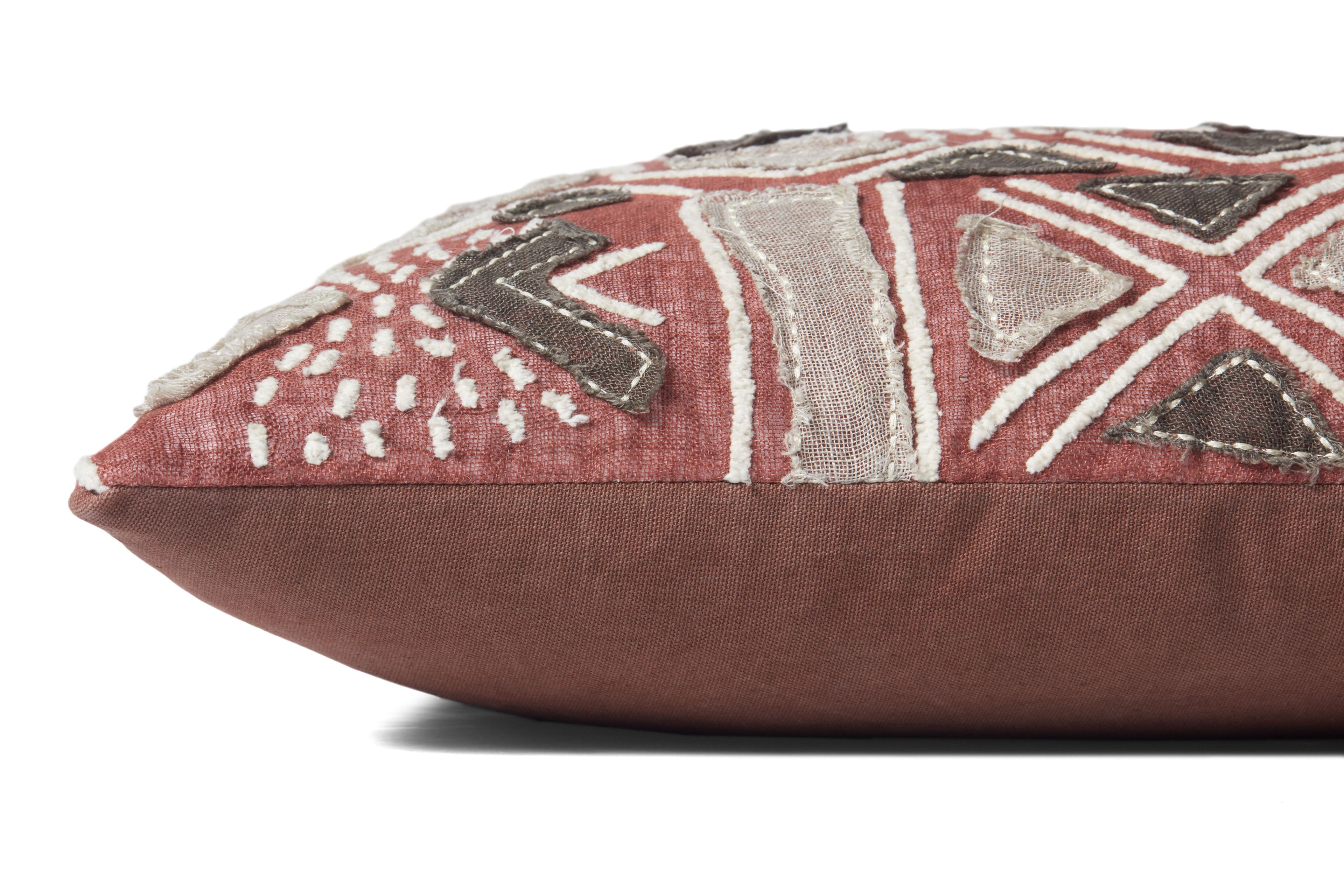 Loloi PLL0022 Rust / Multi 18 " x 18" Pillow