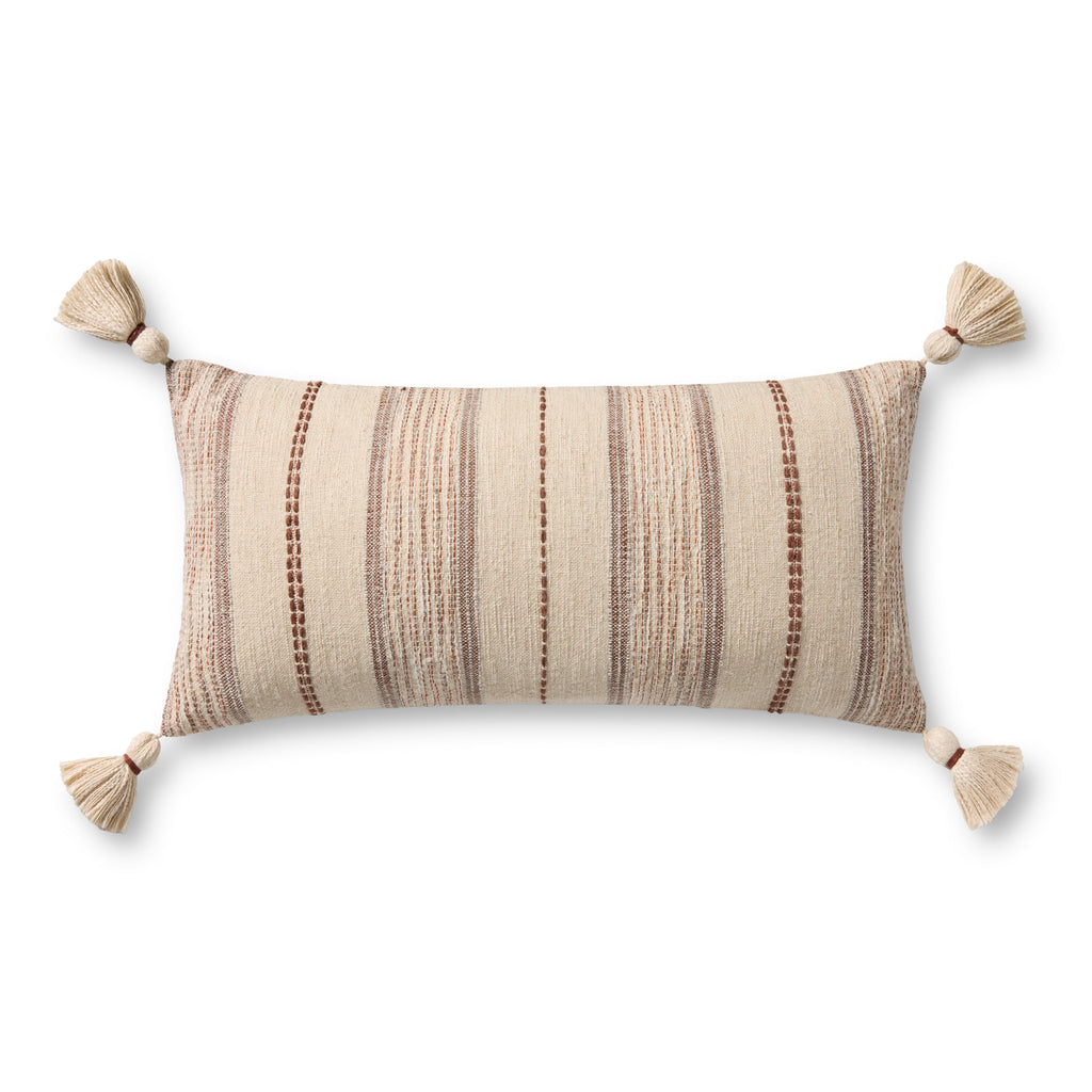 Loloi PLL0157 Ivory / Multi 12" x 27" Pillow