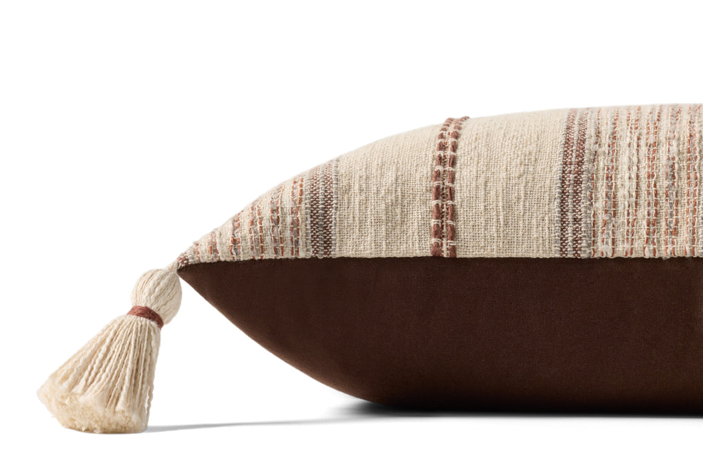 Loloi PLL0157 Ivory / Multi 12" x 27" Pillow