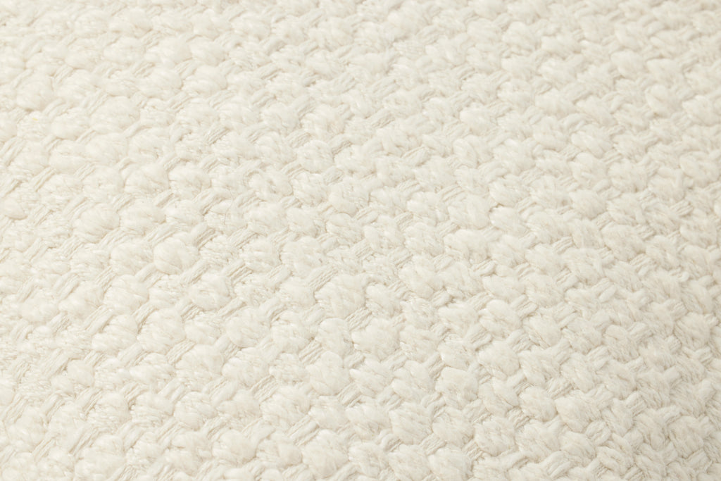 Loloi PLL0121 Textured Cotton Blend Throw Pillow with Fringe Edge