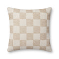 Loloi PLL0123 Beige and Black 22" x 22" Pillow