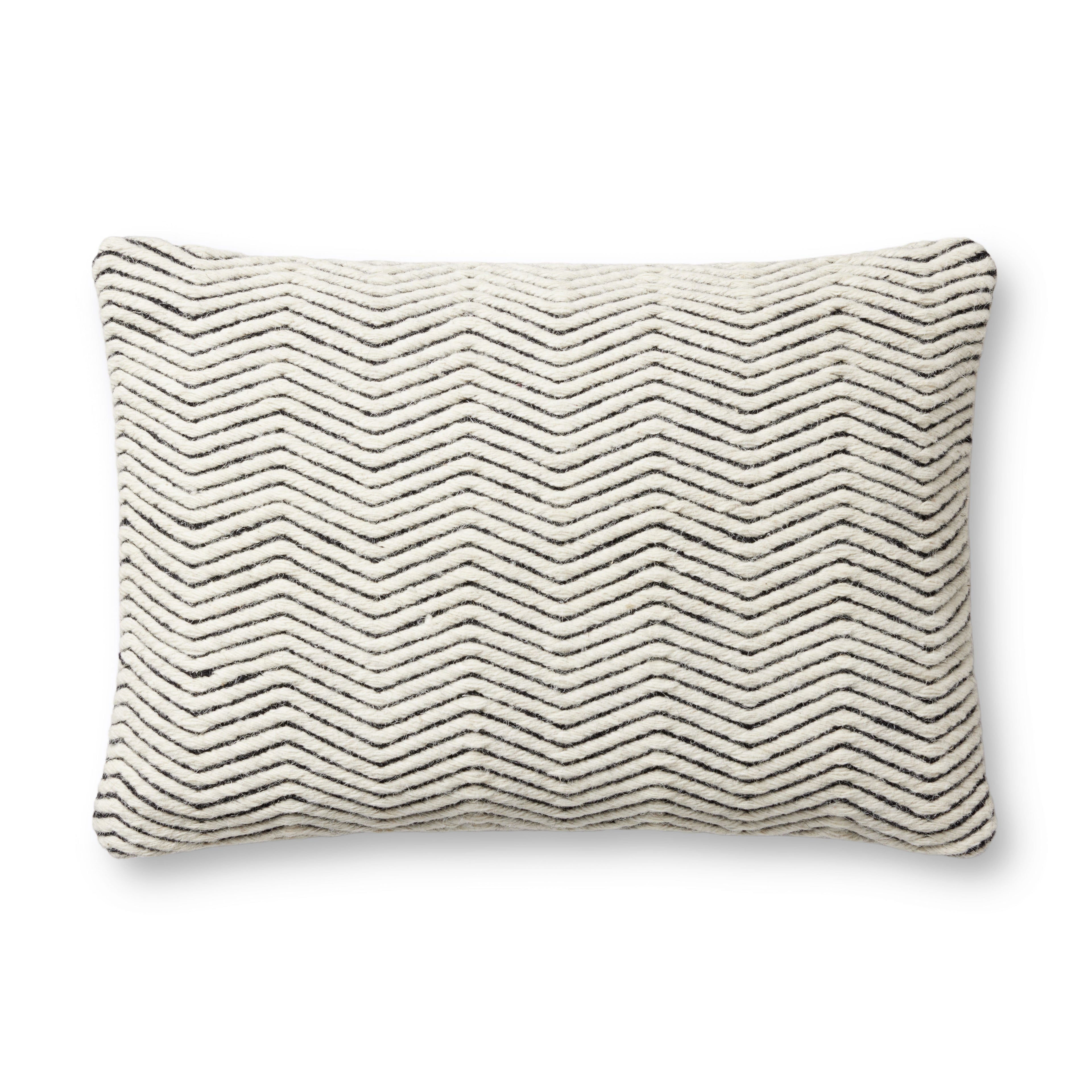 Loloi PLL0120 Ivory and Natural Pillow