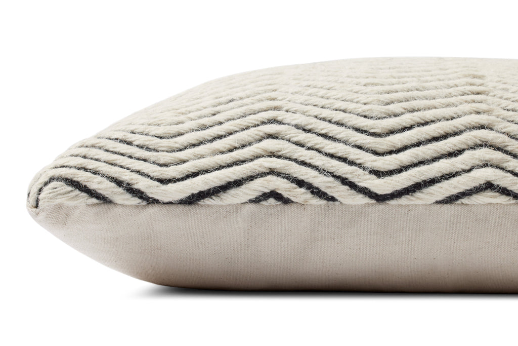 Loloi PLL0120 Ivory and Natural Pillow