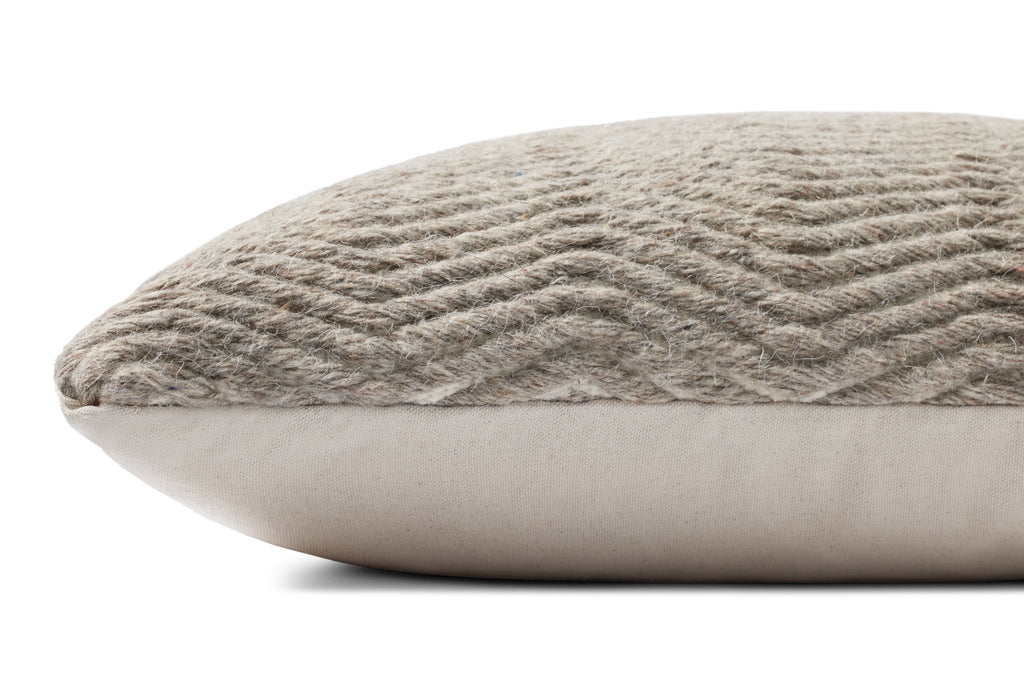 Loloi PLL0120 Ivory and Natural Pillow
