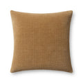Loloi PLL0130 Quilted Velvet 22" x 22" Cotton Throw Pillow