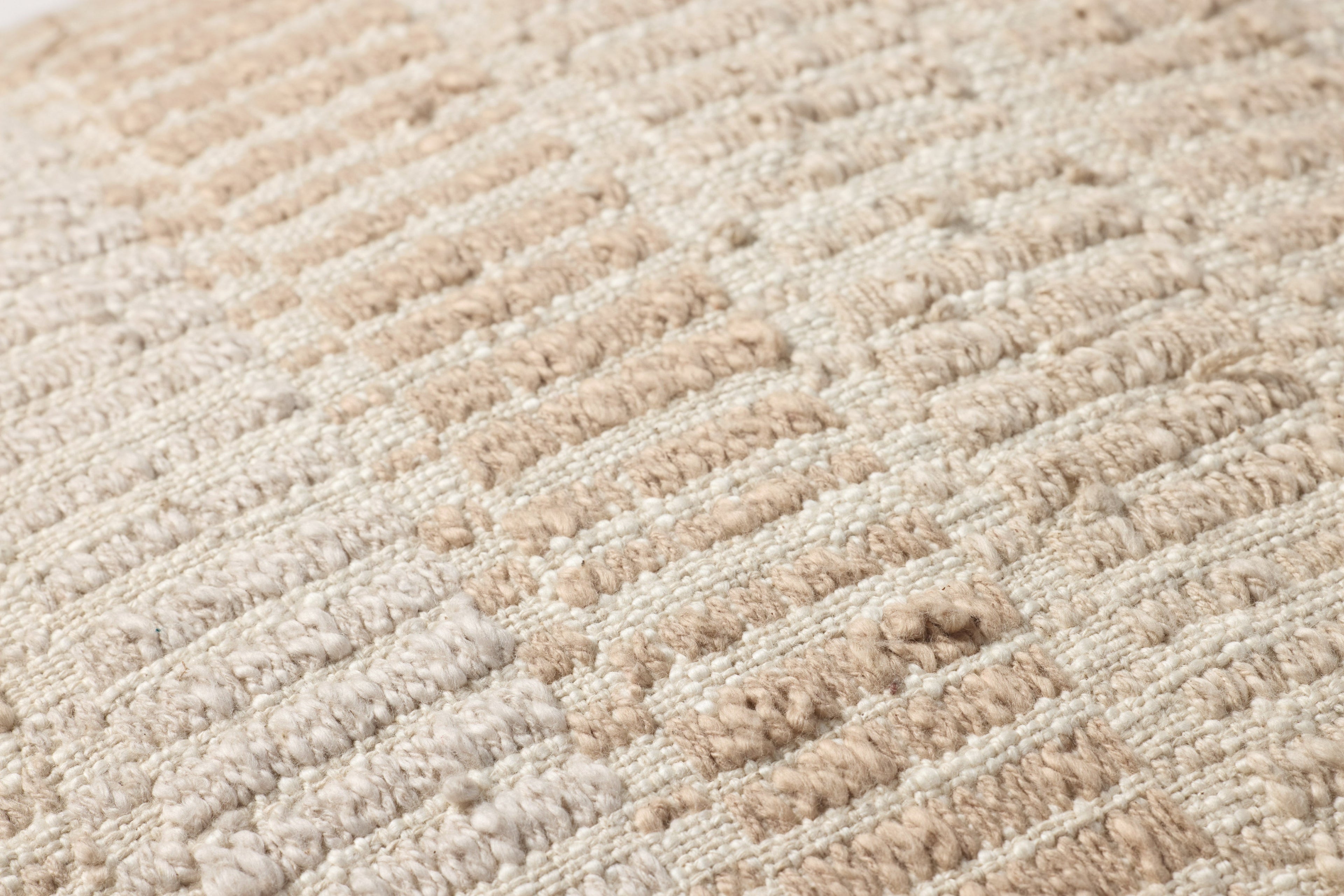 Loloi PLL0133 Woven Stripe Fringe Throw Pillow