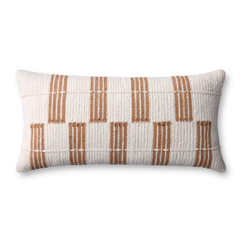 Loloi PLL0137 Rust / Multi 12" x 27" Pillow