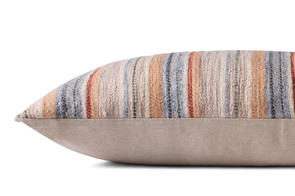 Loloi PLL0138 Rust / Multi 12" x 27" Pillow