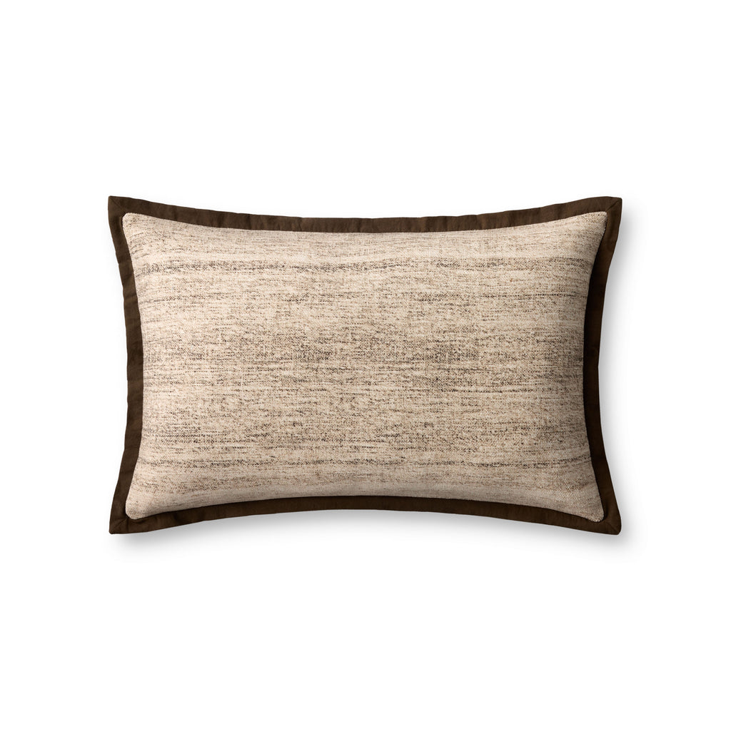 Loloi PLL0143 Brown / Ivory Pillow