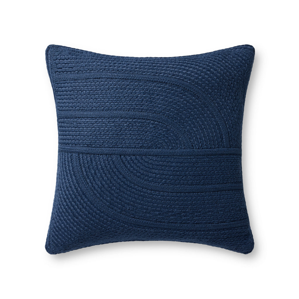 Loloi PLL0168 Textured Geometric Polyester Throw Pillow