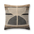 Loloi PLL0186 Black / Ivory 22" x 22" Pillow