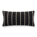 Loloi PLL0187 Black 12" x 27" Pillow