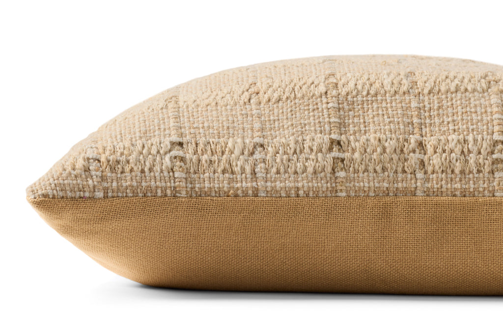 Loloi PLL0188 Tan 20" x 20" Pillow
