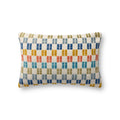 Loloi PLL0189 Multi Geometric Indoor/Outdoor Lumbar Throw Pillow