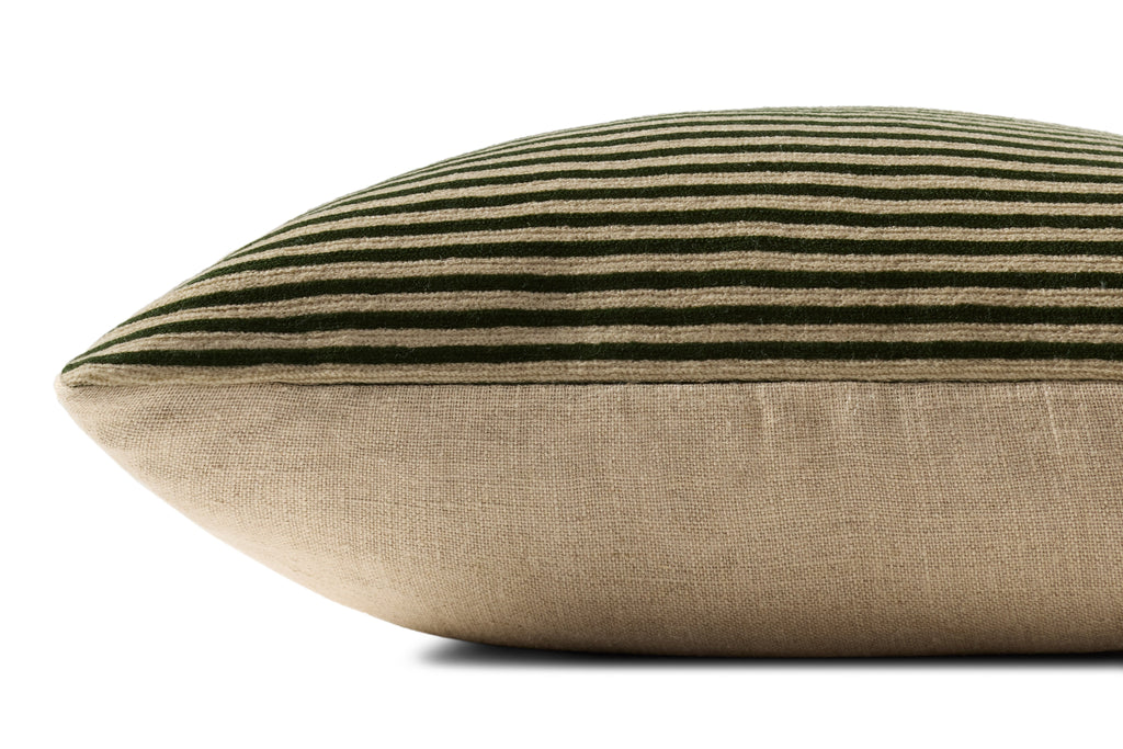Loloi PLL0159 Green and Mustard 18" x 18" Pillow