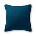 Loloi PLL0195 Throw Pillow with Stitched Stripe Flange Edge