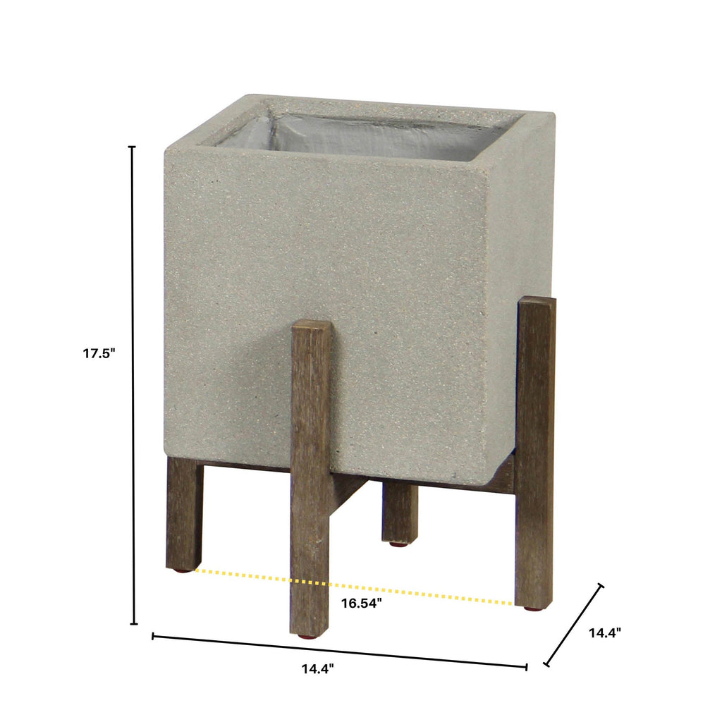 LH Home Patio Square Standing Pot