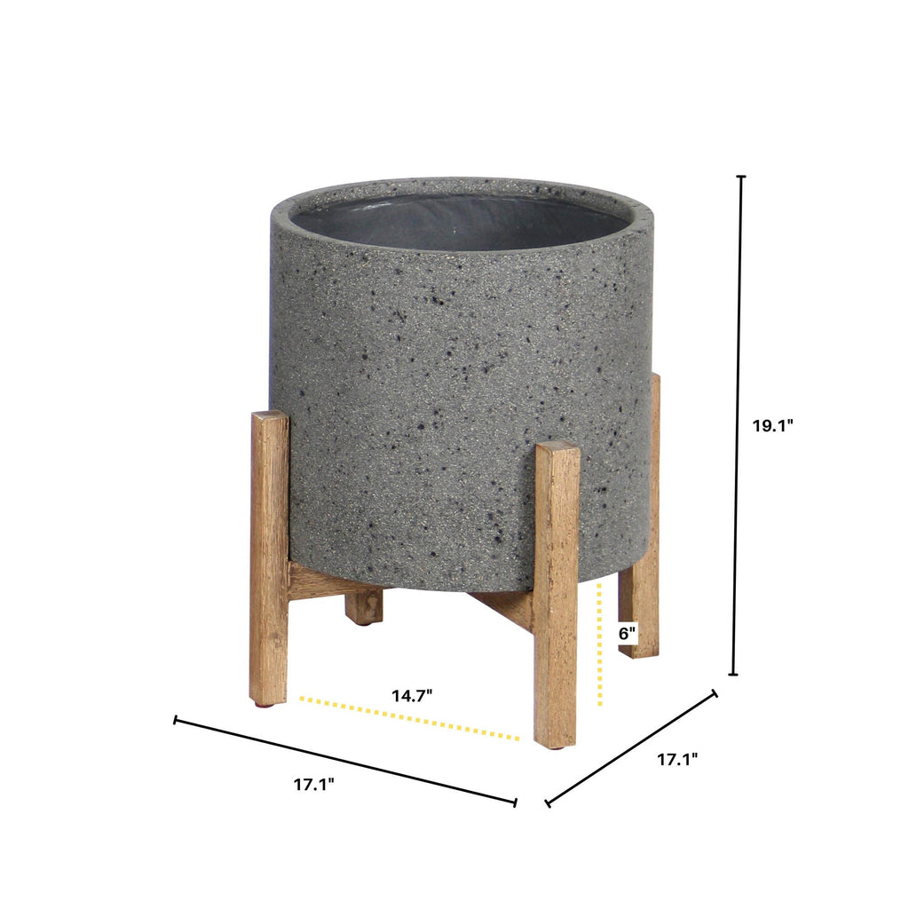 LH Home Patio Round Standing Pot