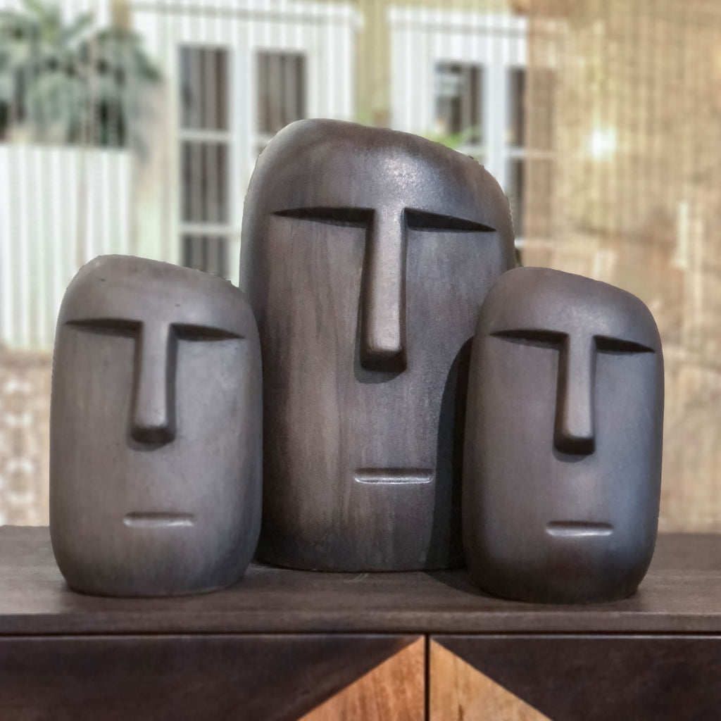 LH Home Patio Moai Statue