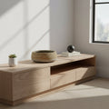 LH Home Nature Low Round Grass and Concrete Pot
