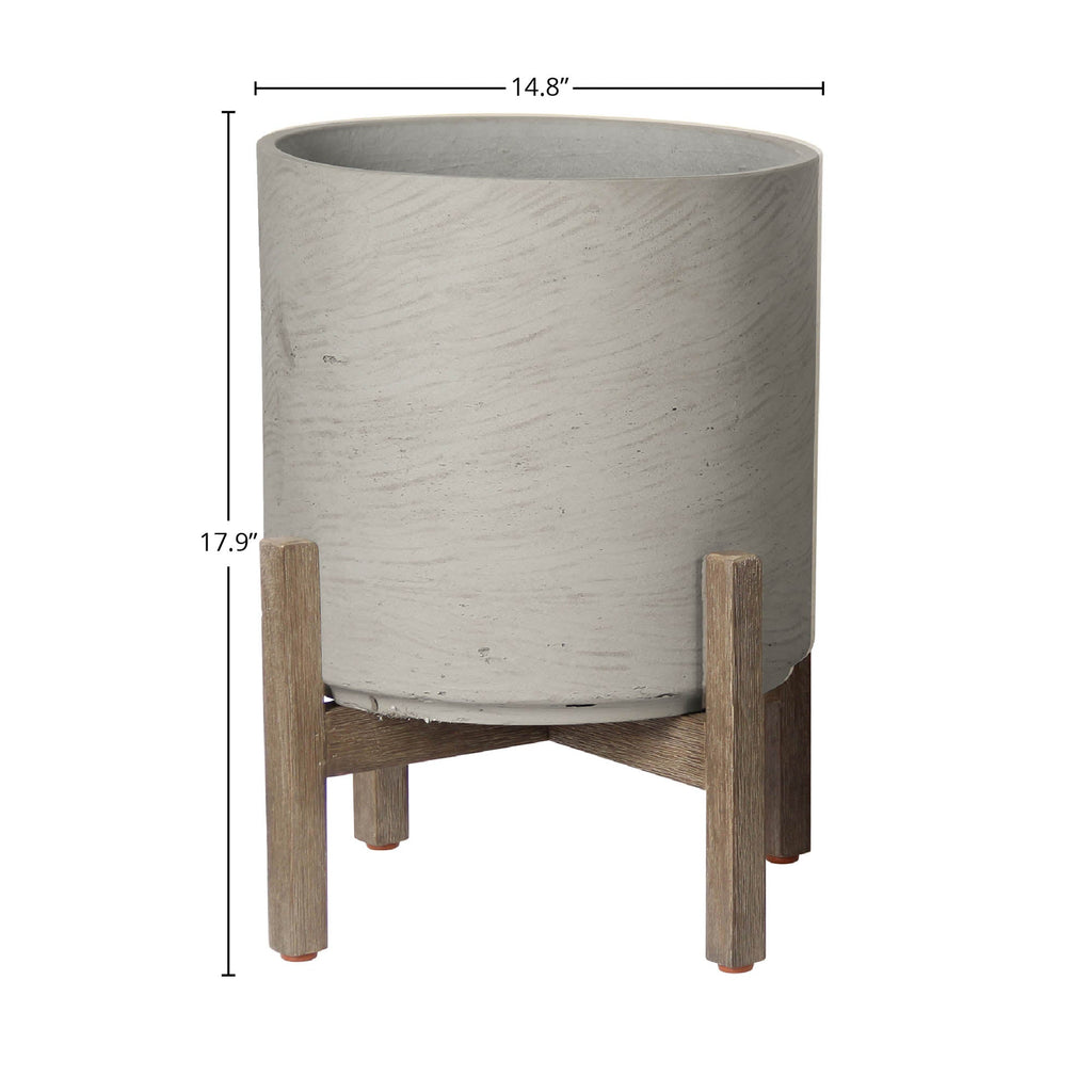 LH Home Patio Round Large Standing Pot