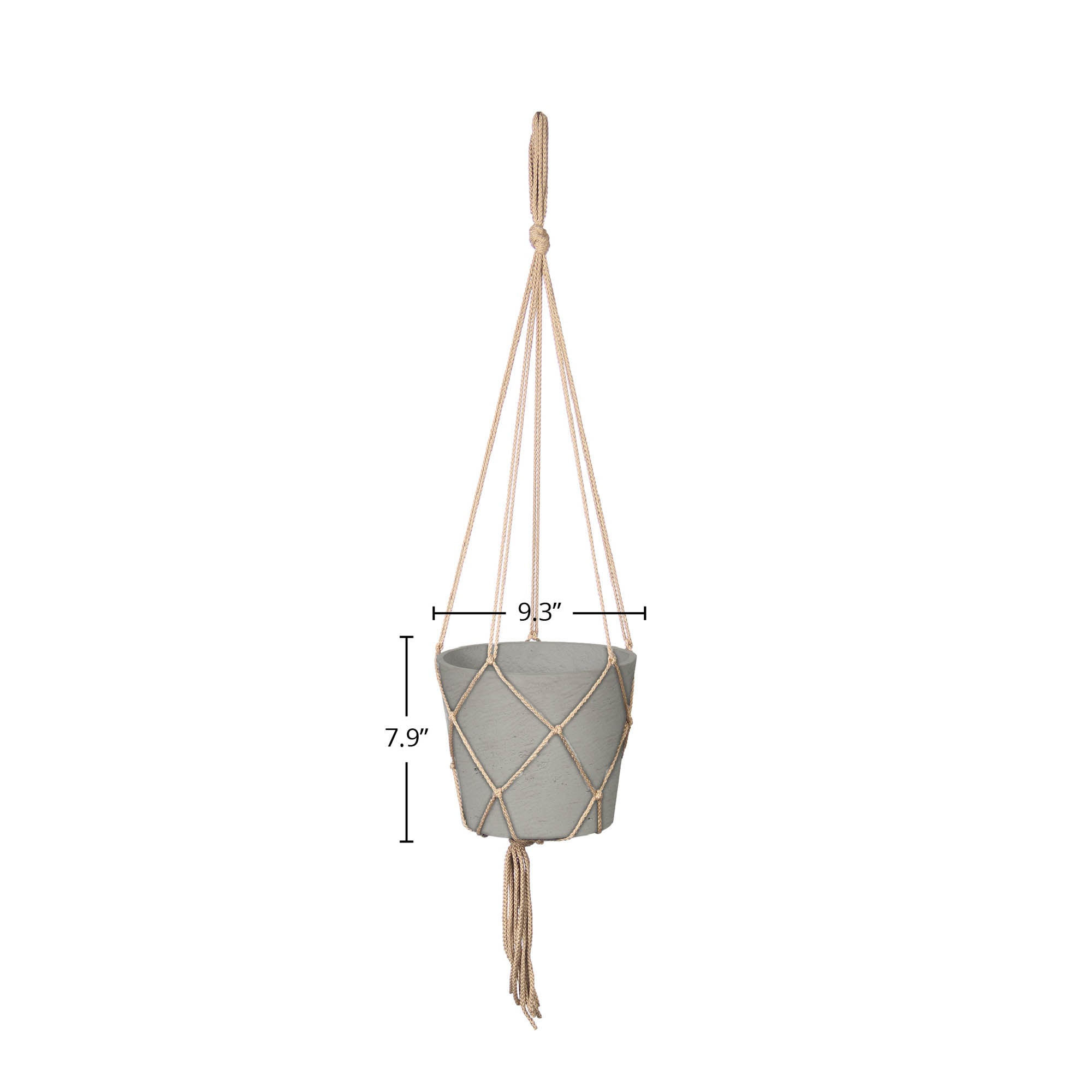 LH Home Craft Medium Hanging Pot With Netting