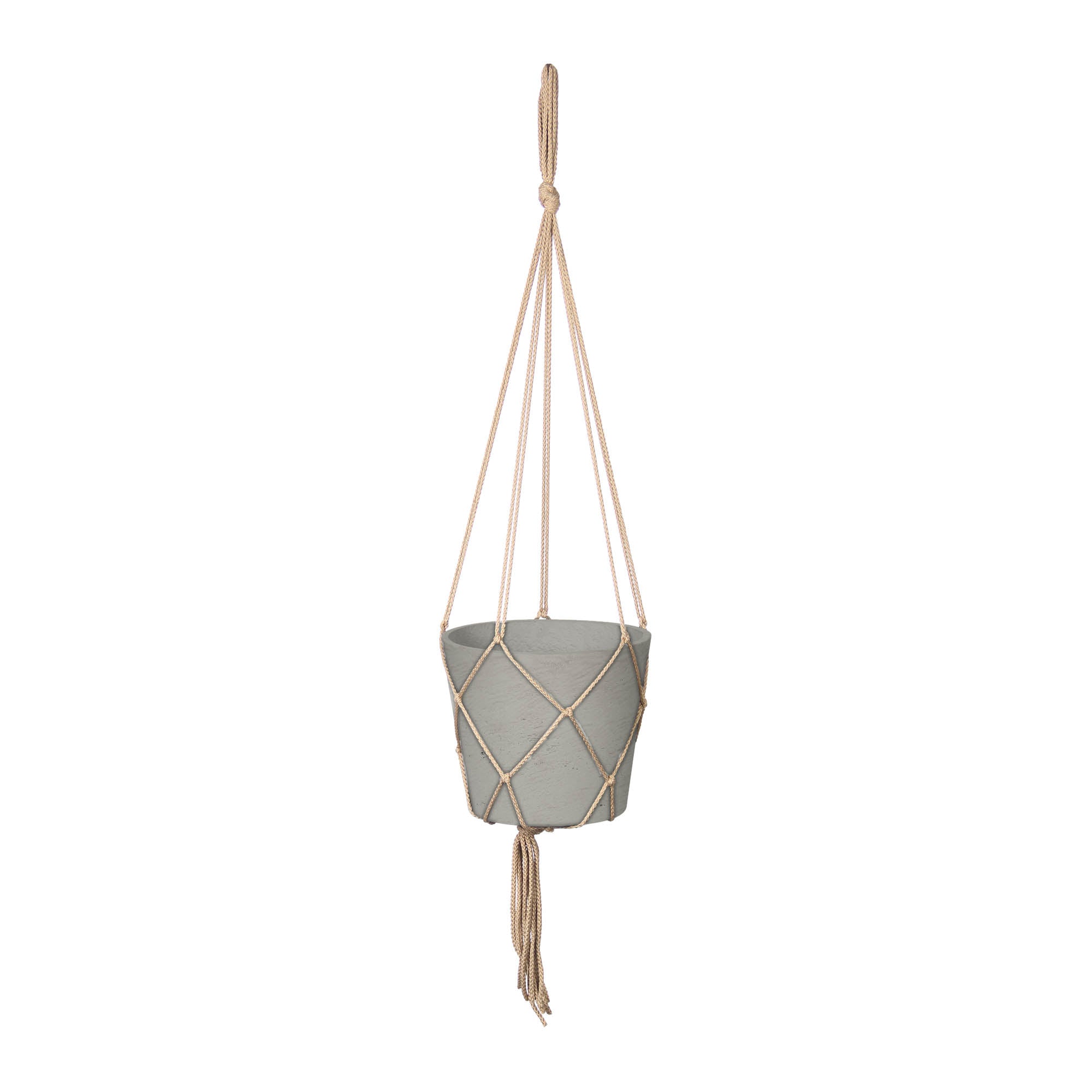 LH Home Craft Medium Hanging Pot With Netting