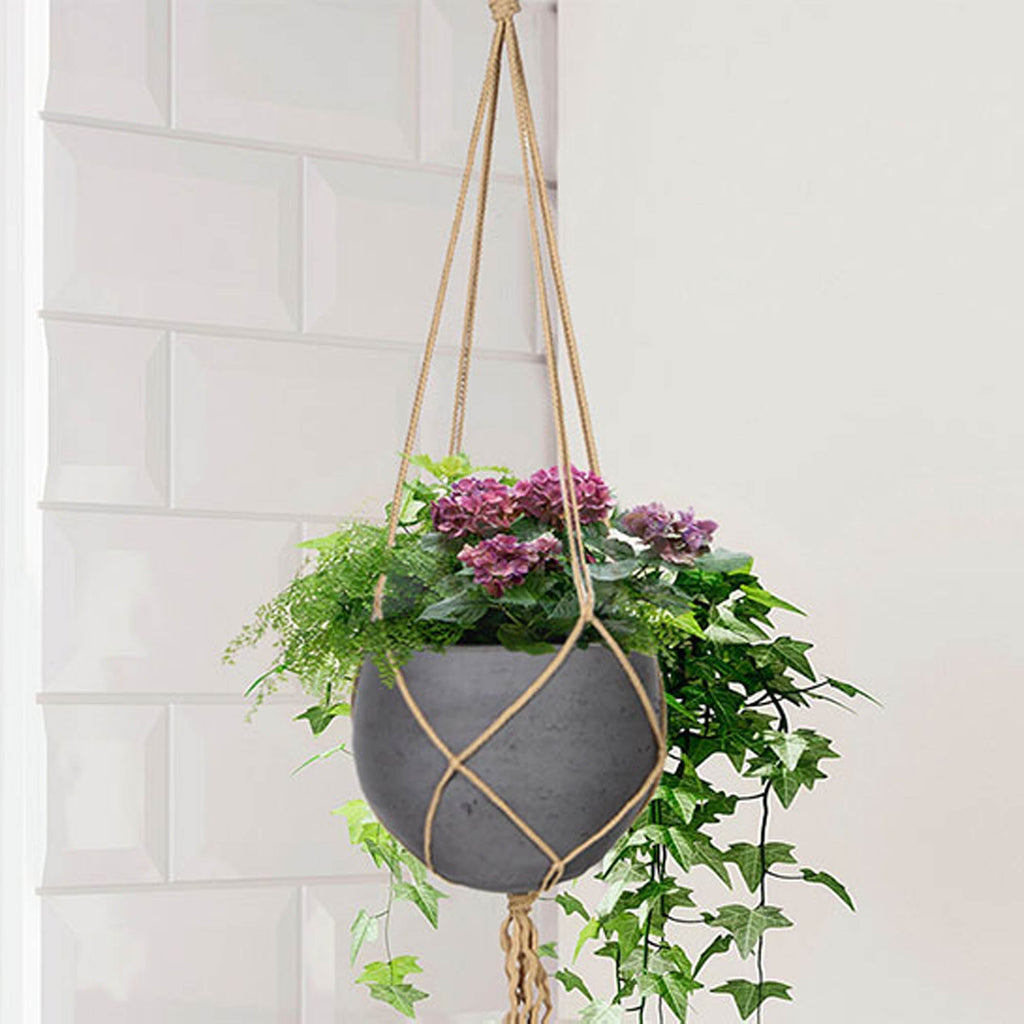 LH Home Craft Small Hanging Pot With Netting