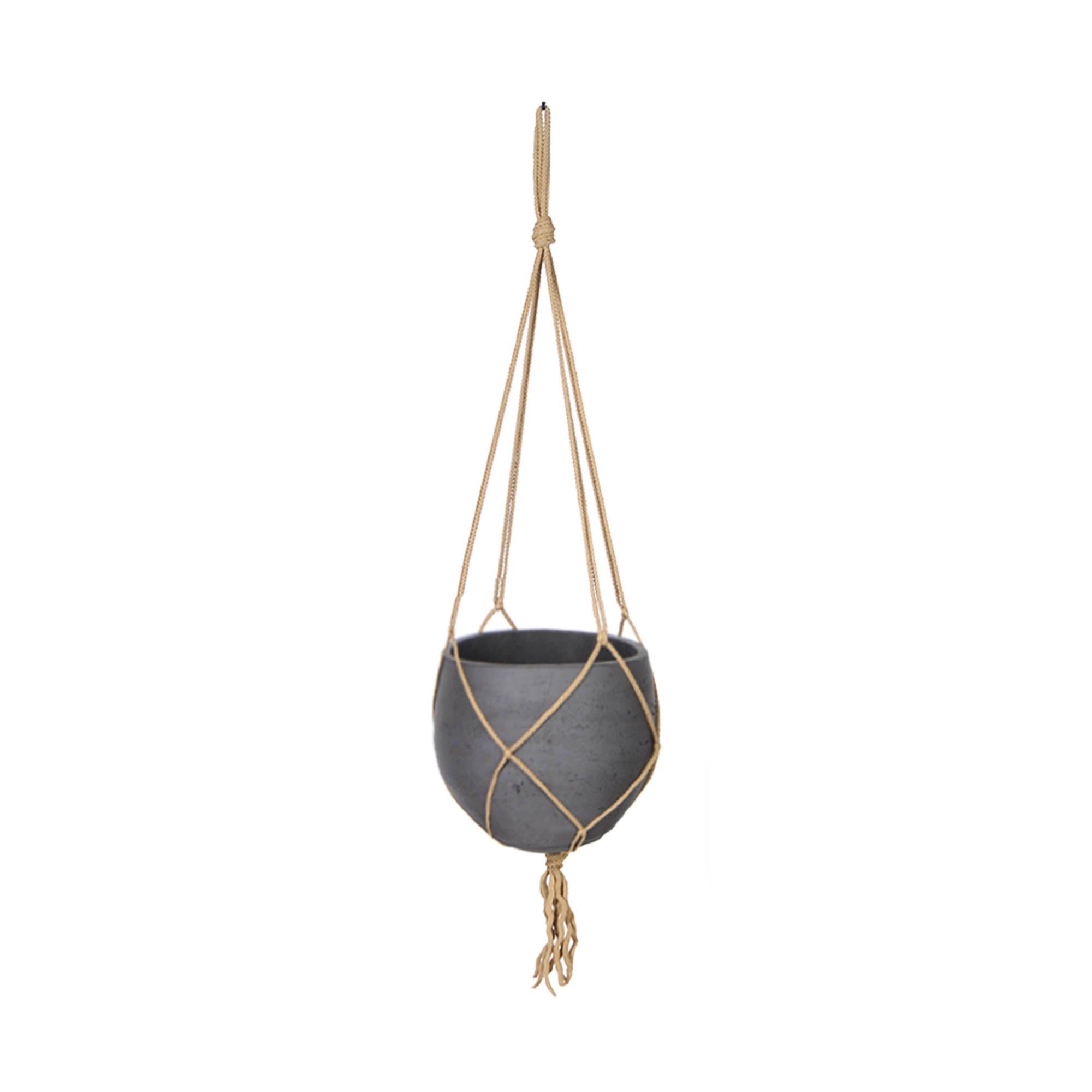 LH Home Craft Small Hanging Pot With Netting