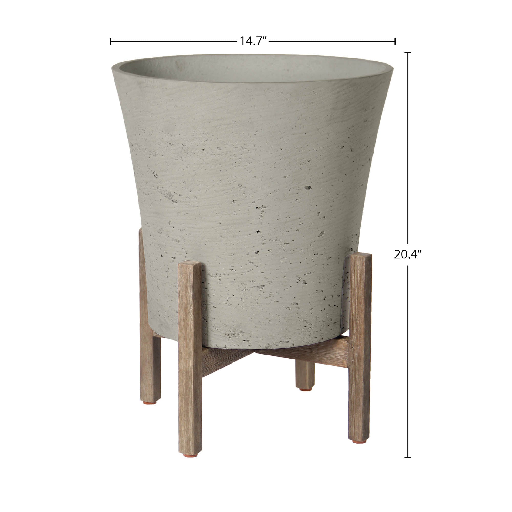 LH Home Patio Tapered Large Standing Pot