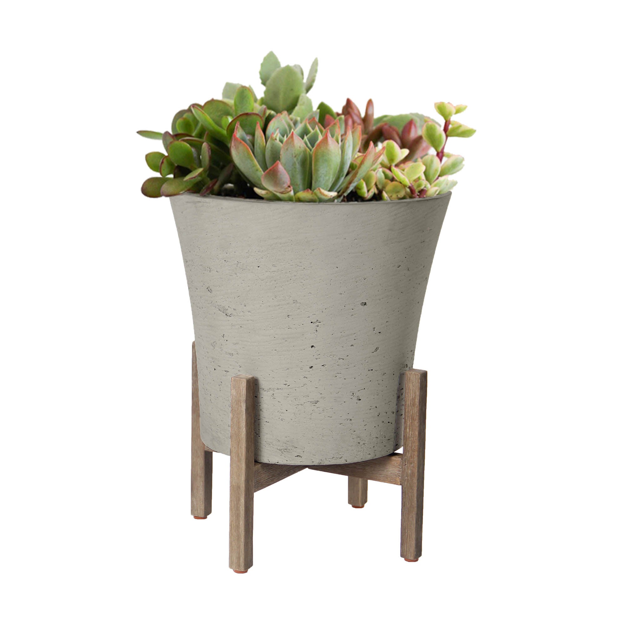 LH Home Patio Tapered Medium Standing Pot