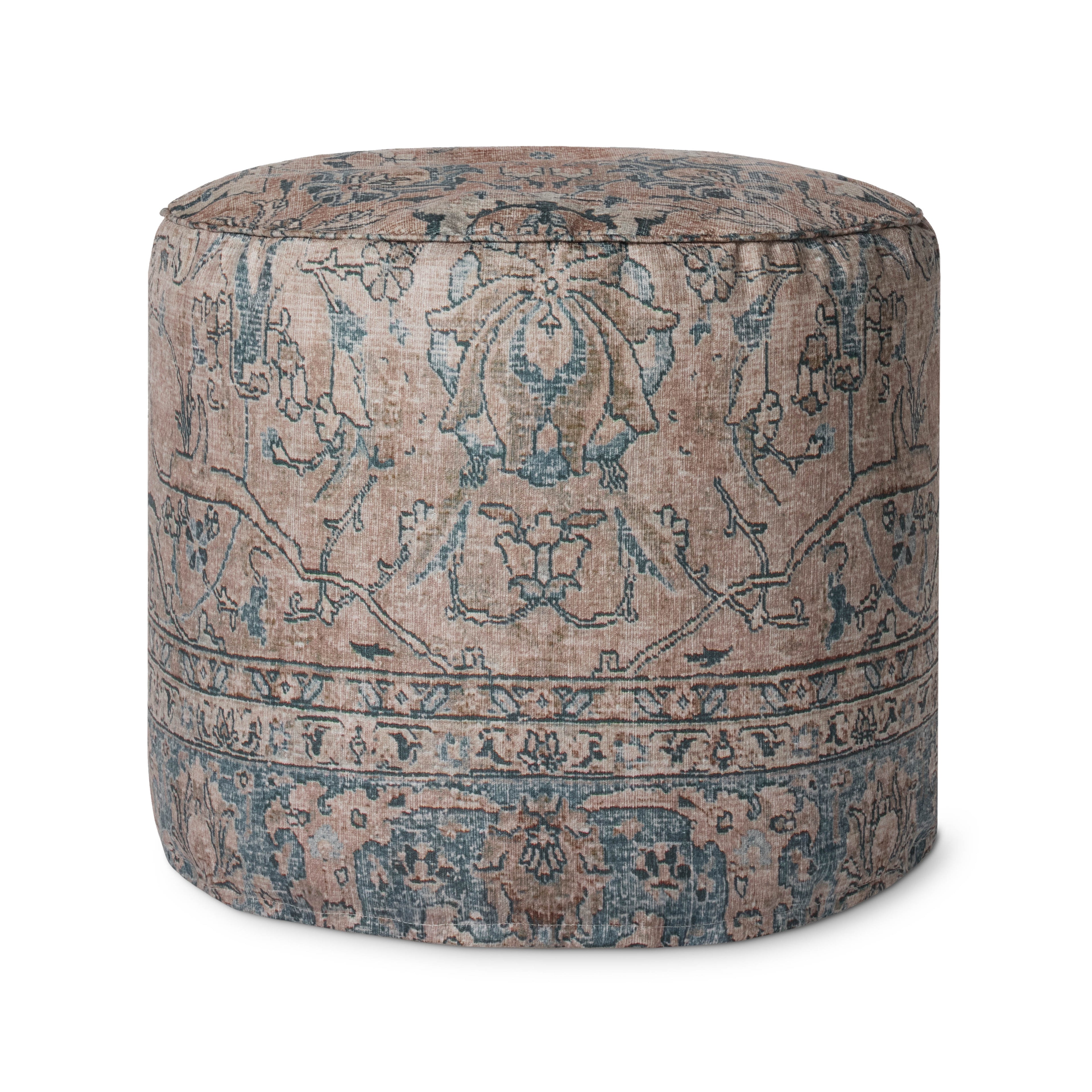 Loloi LPF558 Taupe 18 x 18 x 20 Pouf